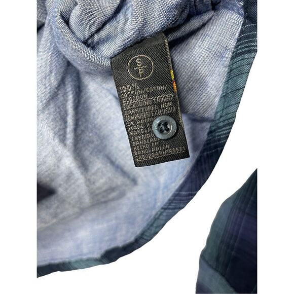 Hudson Men’s Santana Long Sleeves Button Up Plaid Flannel Shirt Small New - Picture 9 of 12